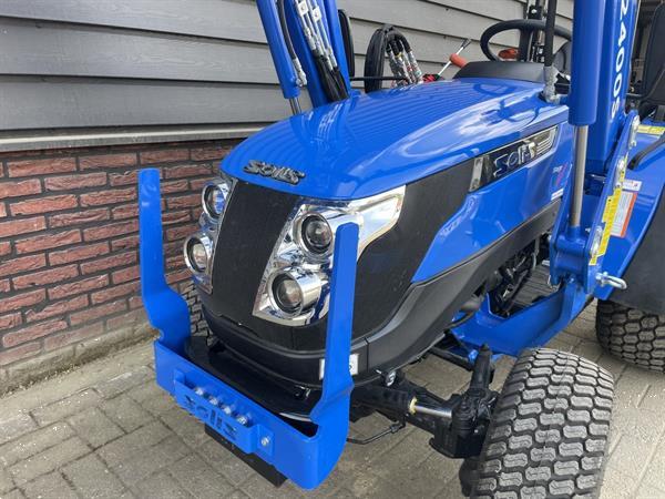 Grote foto solis 20 minitractor nieuw optie gazonbanden frontlader agrarisch tractoren