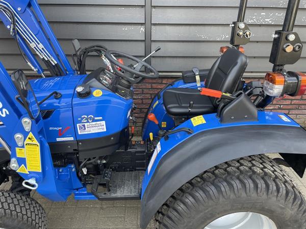 Grote foto solis 20 minitractor nieuw optie gazonbanden frontlader agrarisch tractoren