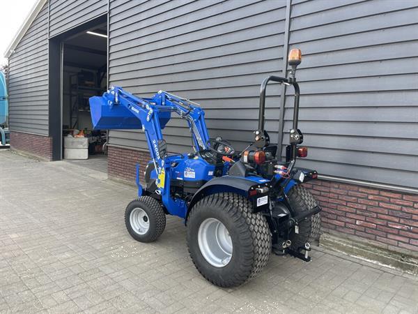 Grote foto solis 20 minitractor nieuw optie gazonbanden frontlader agrarisch tractoren