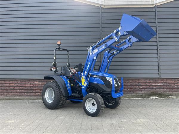 Grote foto solis 20 minitractor nieuw optie gazonbanden frontlader agrarisch tractoren