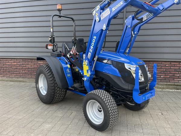 Grote foto solis 20 minitractor nieuw optie gazonbanden frontlader agrarisch tractoren