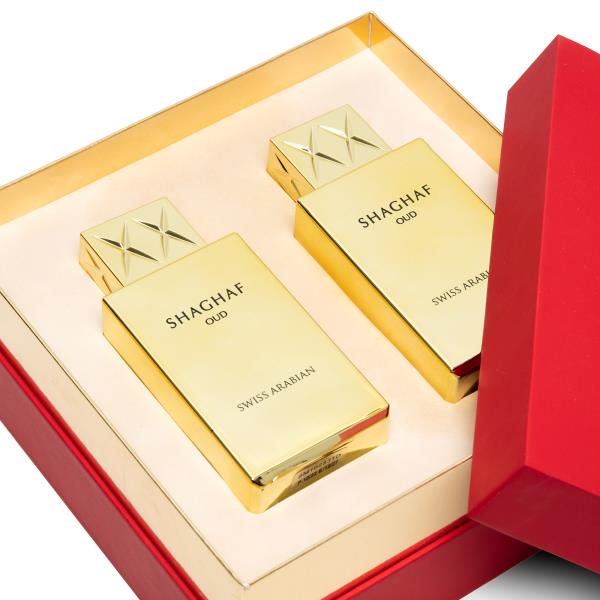 Grote foto swiss arabian 2 x shaghaf oud edp 75ml unisex lim. edition kleding dames sieraden