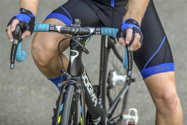 Grote foto arios fietshandschoenen zwart blauw motoren overige accessoires