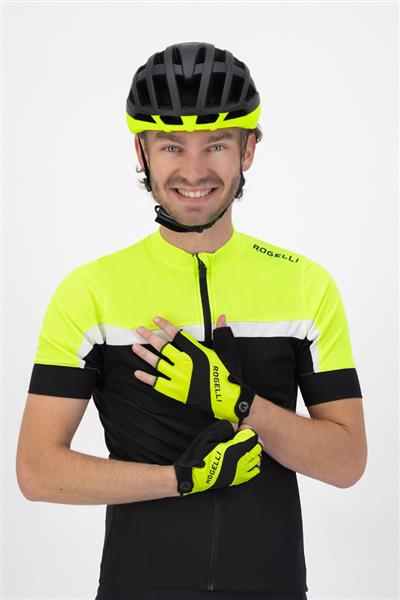 Grote foto phoenix zomer fietshandschoenen zwart fluor geel motoren overige accessoires