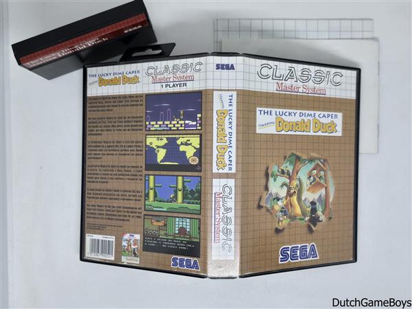 Grote foto sega master system the lucky dime caper starring donald duck classic spelcomputers games overige games