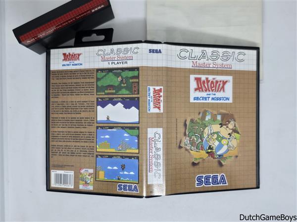 Grote foto sega master system asterix and the secret mission classic spelcomputers games overige games