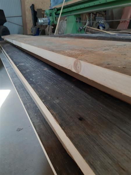 Grote foto teruggewonnen houten plank doe het zelf en verbouw hout en planken
