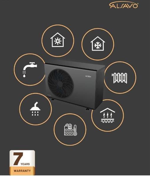 Grote foto 16 kw 1 fase alsavo monobloc warmtepomp subsidie 3700 00 doe het zelf en verbouw sanitair