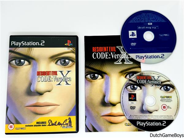 Grote foto playstation 2 ps2 resident evil code veronica x devil may cry demo spelcomputers games playstation 2