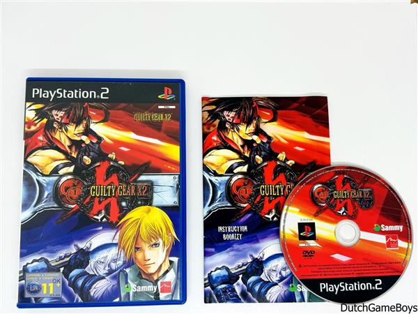 Grote foto playstation 2 ps2 guilty gear x2 spelcomputers games playstation 2