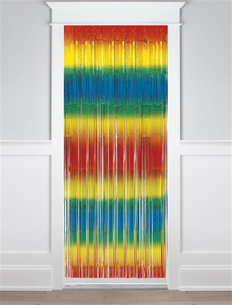 Grote foto regenboog deurgordijn 2m verzamelen overige verzamelingen