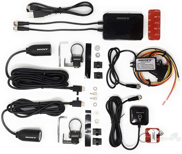 Grote foto innovv k3 motor dashcam set full hd gps app audio tv en foto videobewakingsapparatuur