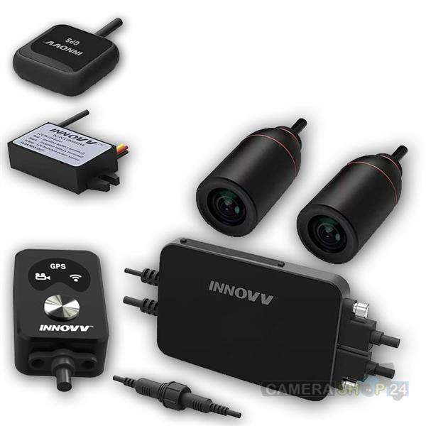 Grote foto innovv k7 motor dashcam set 2k g sensor gps app audio tv en foto videobewakingsapparatuur