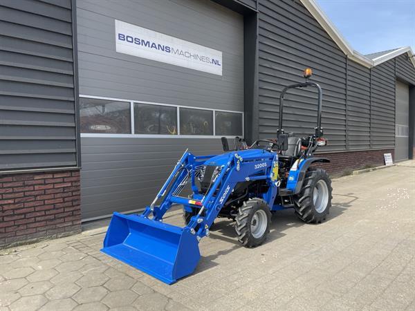 Grote foto solis 26 minitractor nieuw frontlader op brede agribanden agrarisch tractoren