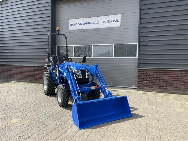 Grote foto solis 26 minitractor nieuw frontlader op brede agribanden agrarisch tractoren