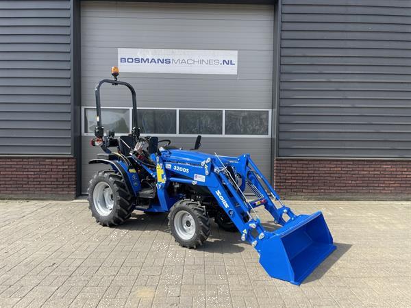 Grote foto solis 26 minitractor nieuw frontlader op brede agribanden agrarisch tractoren