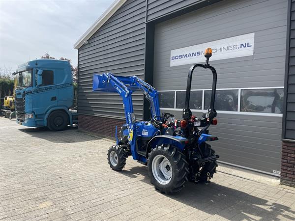 Grote foto solis 26 minitractor nieuw frontlader op brede agribanden agrarisch tractoren