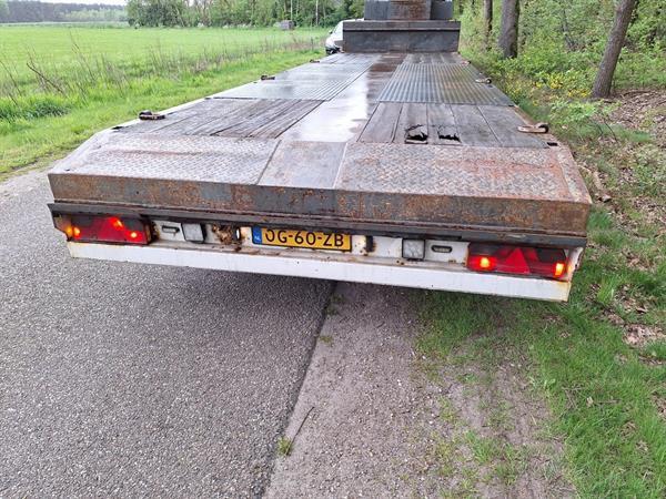 Grote foto lintrailer semi dieplader gestuurd uitschuifbaar 45000 kg apk doe het zelf en verbouw opleggers