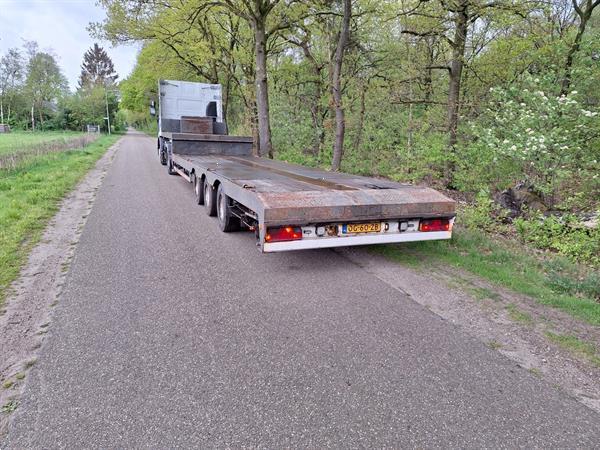 Grote foto lintrailer semi dieplader gestuurd uitschuifbaar 45000 kg apk doe het zelf en verbouw opleggers