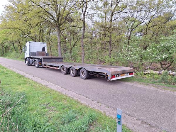 Grote foto lintrailer semi dieplader gestuurd uitschuifbaar 45000 kg apk doe het zelf en verbouw opleggers