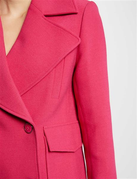 Grote foto short buttoned coat medium 214 gsosso pink kleding dames jassen zomer