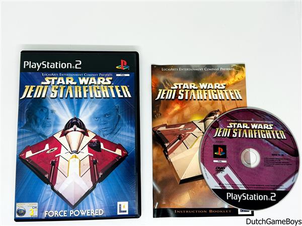 Grote foto playstation 2 ps2 star wars jedi starfighter spelcomputers games playstation 2
