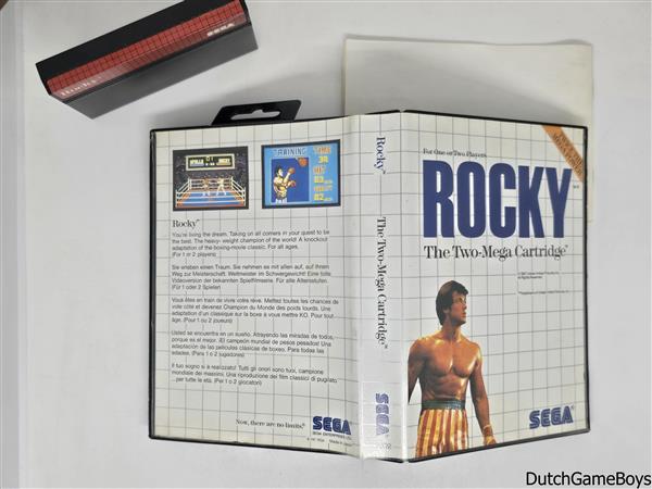 Grote foto sega master system rocky spelcomputers games overige games