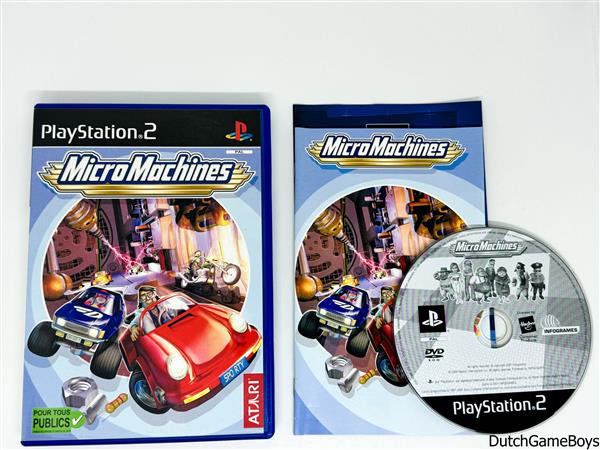 Grote foto playstation 2 ps2 micro machines spelcomputers games playstation 2