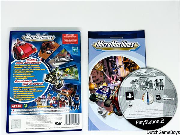 Grote foto playstation 2 ps2 micro machines spelcomputers games playstation 2