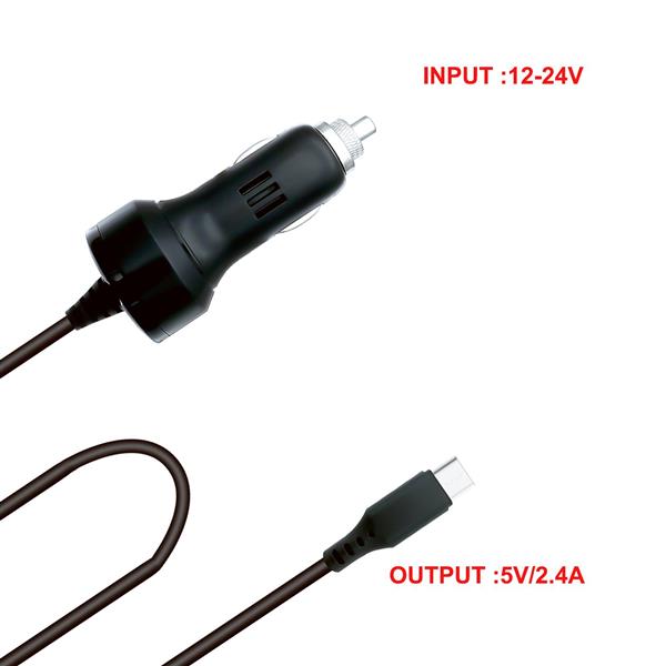 Grote foto drphone predatorx2 autolader 1.5 meter geschikt voor n switch usb type c kabel lader zwart telecommunicatie opladers en autoladers