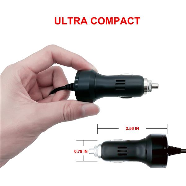 Grote foto drphone predatorx2 autolader 1.5 meter geschikt voor n switch usb type c kabel lader zwart telecommunicatie opladers en autoladers