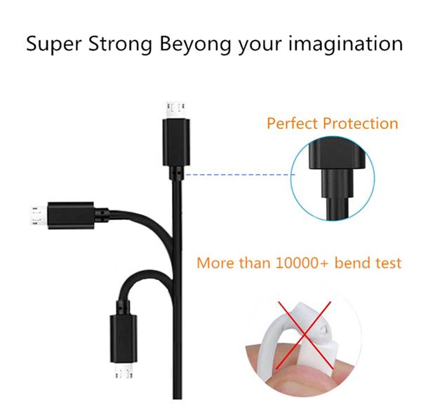Grote foto olesit k107 lightning kabel 1.5 meter fast charge lader 2.1a high speed laadsnoer oplaadkabel zwar telecommunicatie opladers en autoladers