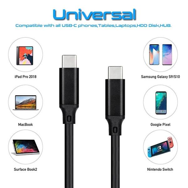 Grote foto drphone titan4 usb c naar usb c kabel usb c 3.2 gen 2 4k uhd 20gbps data 20v 5a 100w pd snel l telecommunicatie opladers en autoladers