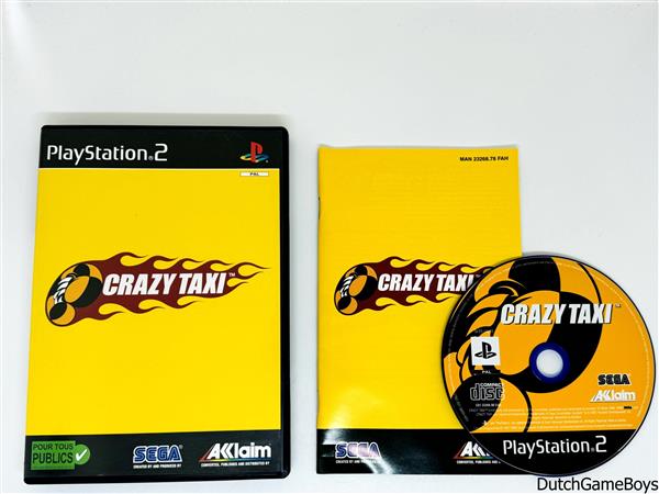 Grote foto playstation 2 ps2 crazy taxi spelcomputers games playstation 2