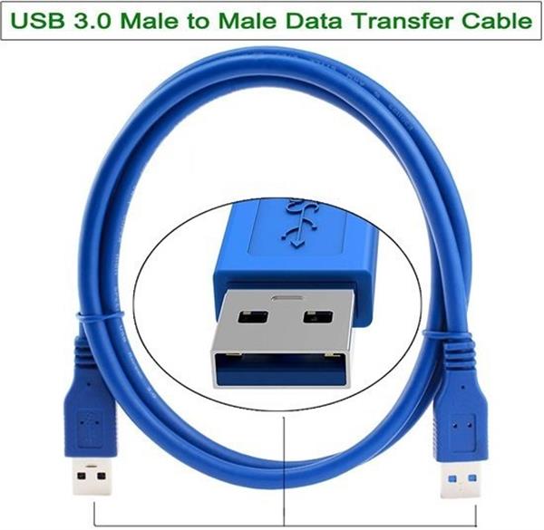 Grote foto drphone usb 3.0 kabel male to male am am type a naar type a mannelijke kabel 1m blauw telecommunicatie opladers en autoladers