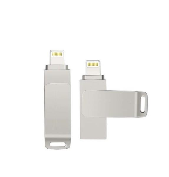 Grote foto drphone fds5 flashdrive 2 in 1 lightning naar usb geheugenstick 64gb externe opslag zilver computers en software overige computers en software