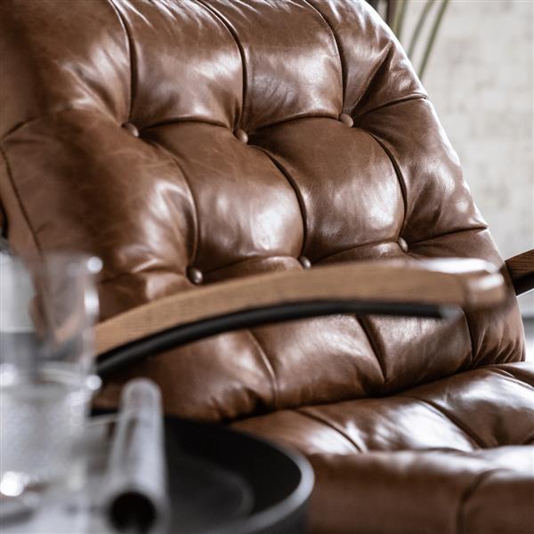 Grote foto fauteuil bastiaan cognac java leder huis en inrichting stoelen