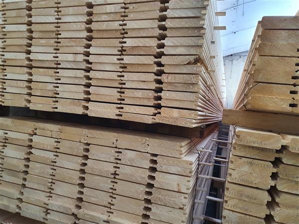 Grote foto dikke blokhutdelen nieuw met v kant doe het zelf en verbouw hout en planken