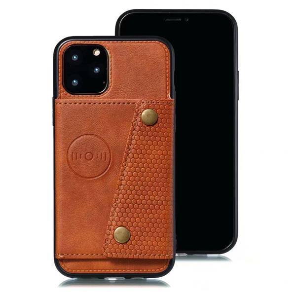 Grote foto drphone lpu luxe pu lederen siliconen case geschikt voor iphone 11 pro magneet functie kaar telecommunicatie mobieltjes