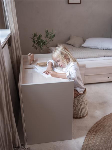 Grote foto smart bed multifunctioneel bed incl. matras smart bed sand beige kinderen en baby complete kinderkamers