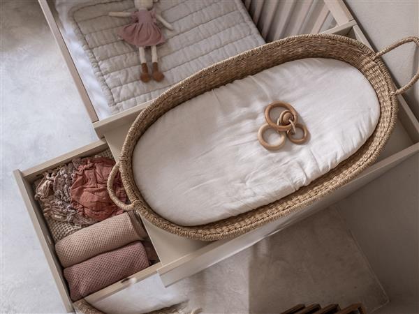 Grote foto smart bed multifunctioneel bed incl. matras smart bed sand beige kinderen en baby complete kinderkamers