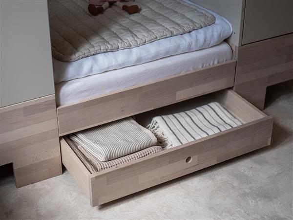 Grote foto smart bed multifunctioneel bed incl. matras smart bed sand beige kinderen en baby complete kinderkamers