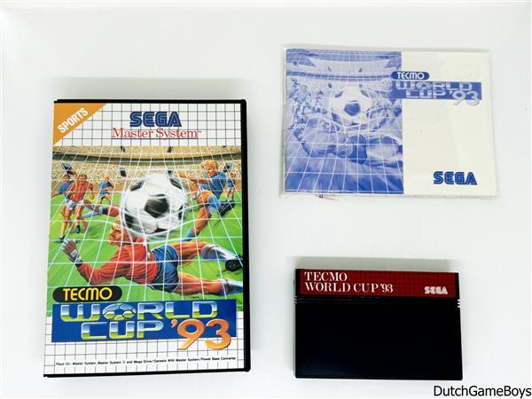 Grote foto sega master system tecmo world cup 93 spelcomputers games overige games