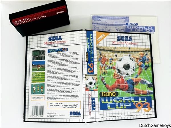 Grote foto sega master system tecmo world cup 93 spelcomputers games overige games