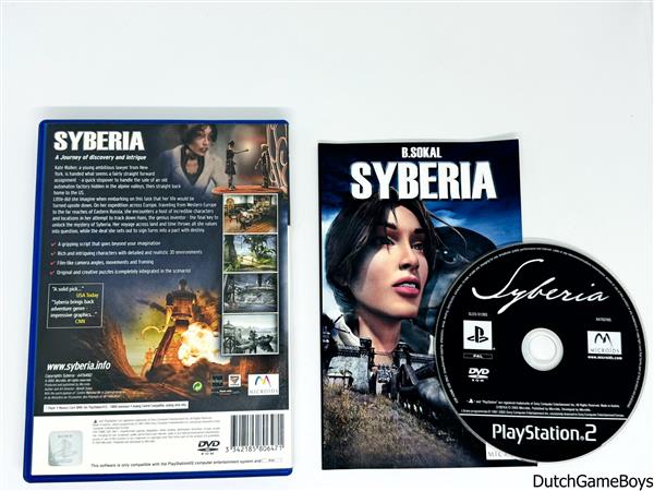 Grote foto playstation 2 ps2 syberia spelcomputers games playstation 2