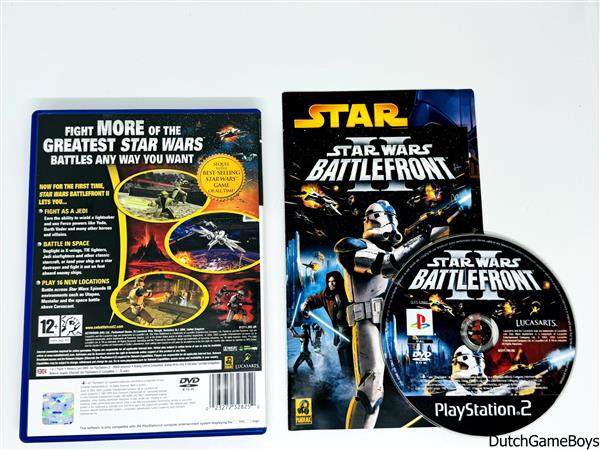Grote foto playstation 2 ps2 star wars battlefront ii spelcomputers games playstation 2
