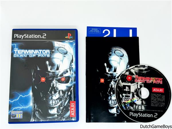 Grote foto playstation 2 ps2 the terminator dawn of fate spelcomputers games playstation 2