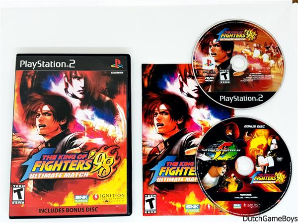 Grote foto playstation 2 ps2 the king of fighters 98 ultimate match usa spelcomputers games playstation 2