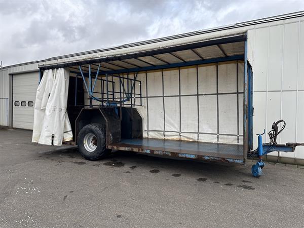 Grote foto oogstwagen 8 pallets zonder remmen agrarisch aanhangwagens