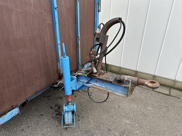 Grote foto oogstwagen 8 pallets zonder remmen agrarisch aanhangwagens